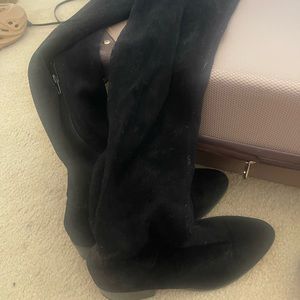Suede over the knee Steve Madden boots